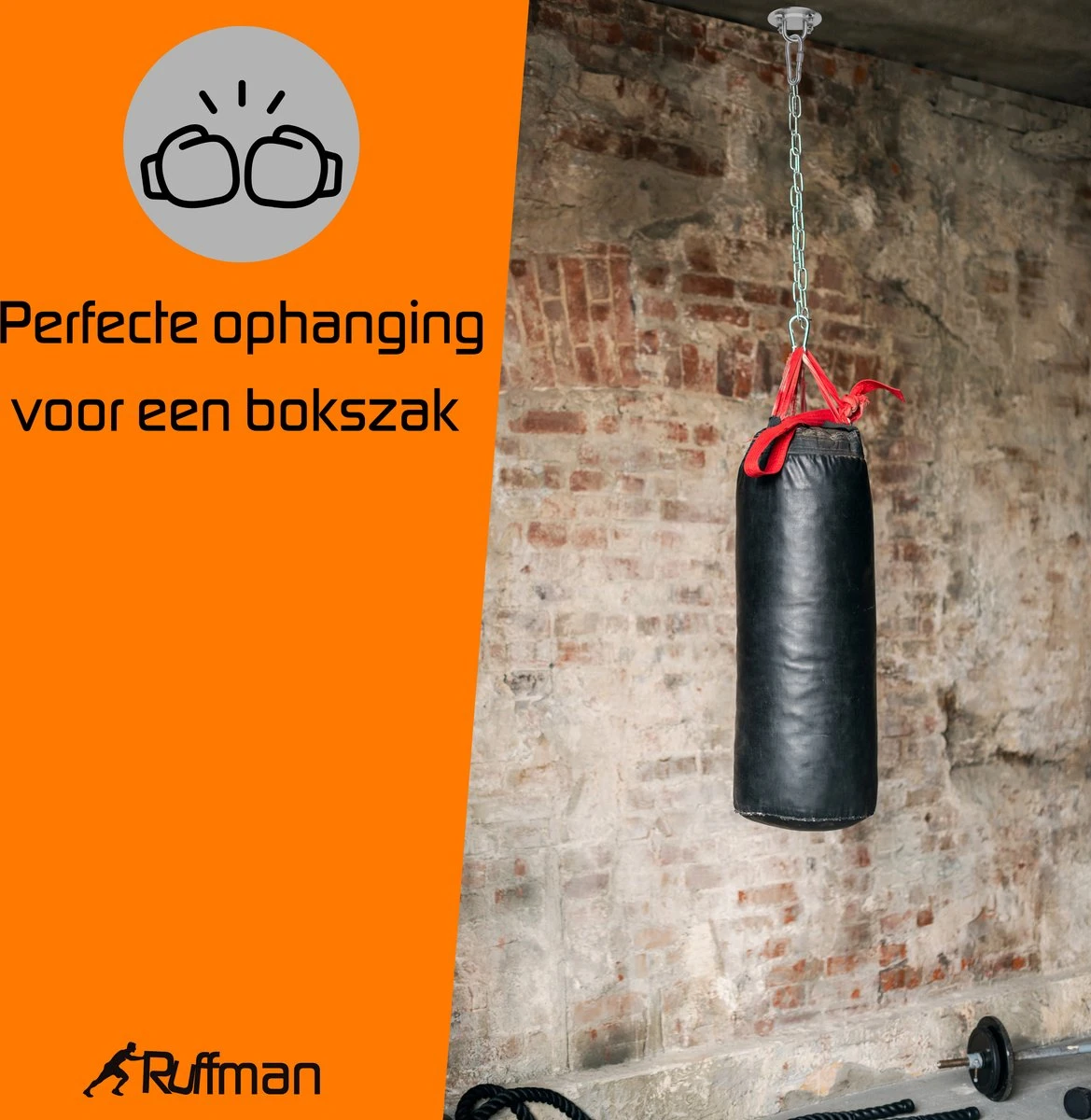 Plafondhaak – Voor Beton En Hout - Hangstoel – Hangmat – Bokszak – RVS – Binnen En Buiten – Ophangsysteem – Ophanghaak – 400KG - Afbeelding 6