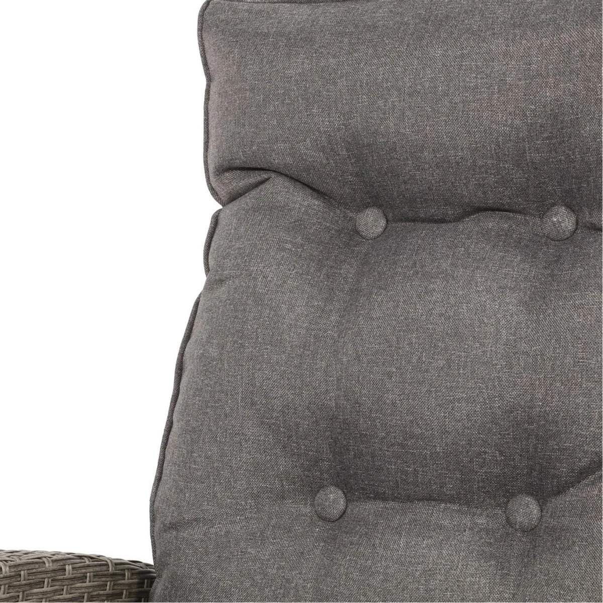 Loungeset Duoset Melia 2 Verstelbare Stoelen + Tafel - Balkonset - Afbeelding 7