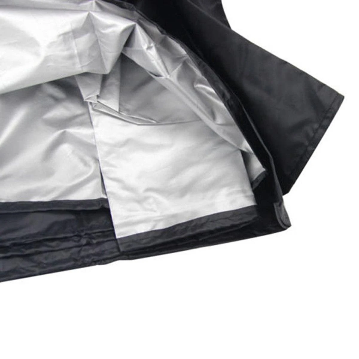 Merkloos Beschermhoes Voor Lounge Set - 215x87x80cm - Zwart - Tuin Set Beschermer - Afdekhoes Voor Lounge Bank - De Ideale Bescherming Voor Je Tuinmeubelen - Afbeelding 5