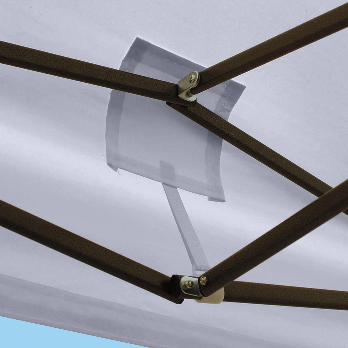 LifeGoods Partytent - 3x3 M - Zijwanden - Easy Up - Opvouwbaar - Waterdicht - Draagtas Met Wieltjes - Donkergrijs - Afbeelding 7