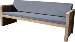 Sanderswoodworks Houten Tuinbank Vlieland - Incl. Kussens - Steigerhout