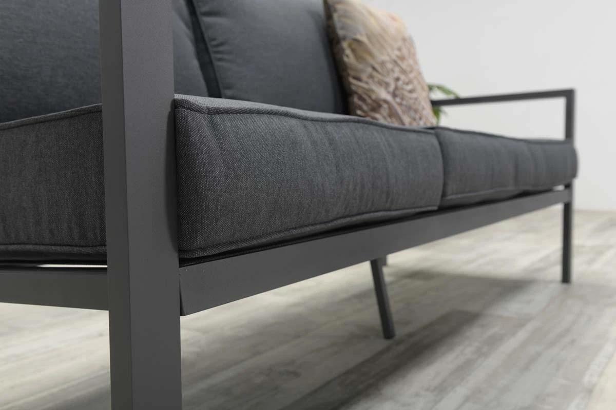 Garden Impressions Durban Loungeset - 4-delig - Zwart - Afbeelding 4