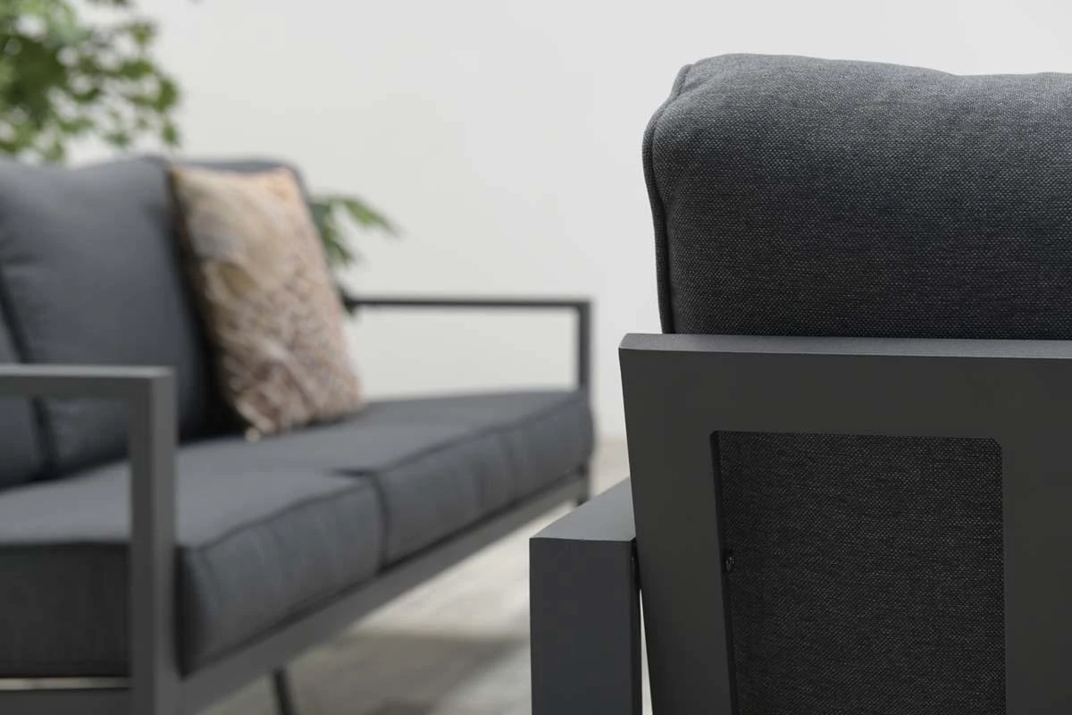 Garden Impressions Durban Loungeset - 4-delig - Zwart - Afbeelding 18