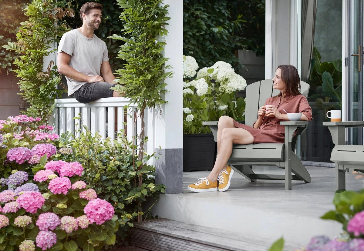 Keter Troy Adirondack Tuinstoel - Set Van 2 - 81x80x96,5cm - Lichtgrijs - Afbeelding 7