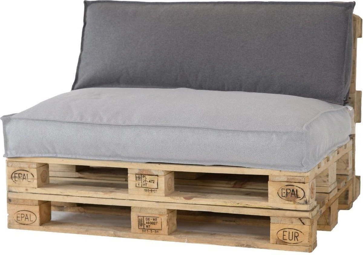 2L Home & Garden Rugkussen Metro Lounge Grijs - 120 X 40cm - Afbeelding 10