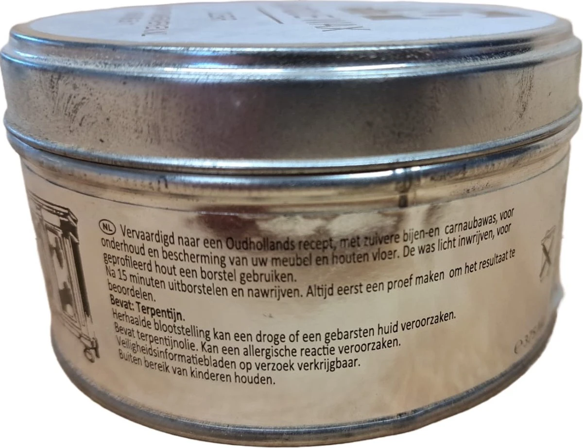 ANTIEKWAS / BOENWAS / MEUBELWAS Op Basis Van Zuivere Bijenwas! - Kleurloos / Naturel / Transparant - 370ml - Anti-vlekken - Voedt En Beschermt Hout - Afbeelding 4