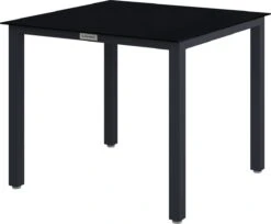 Casaria – Tuintafel – Aluminium – 90x90x75cm –Antraciet