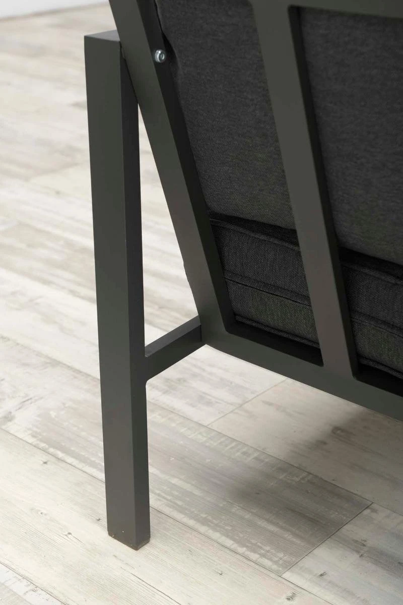 Garden Impressions Durban Loungeset - 4-delig - Zwart - Afbeelding 15